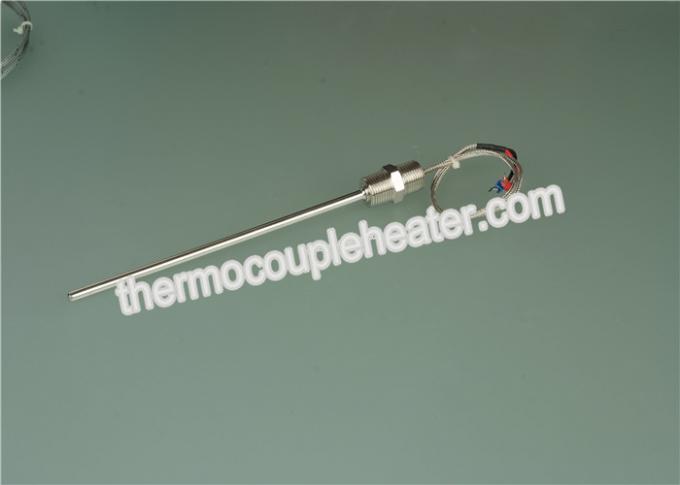 стеклоткань зонда датчика RTD термопары 100mm защищая провод