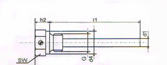 Термопара Thermowell нержавеющей стали для биметаллического термометра