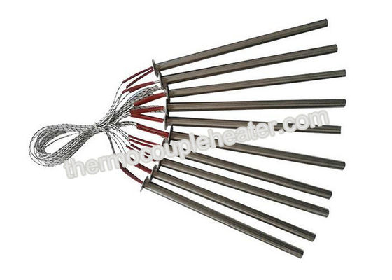 Нержавеющая сталь 304 Метериал патронного электрического нагревательного элемента гибкого рукава 400В стекла волокна