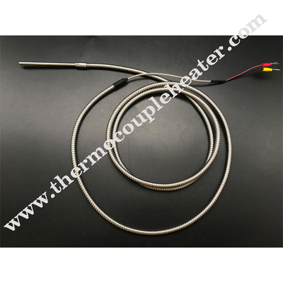 Нержавеющая сталь обшила тип тип термопару Dia 1.0mm 1.5mm 3.0mm 6.0mm зонда K/j/n