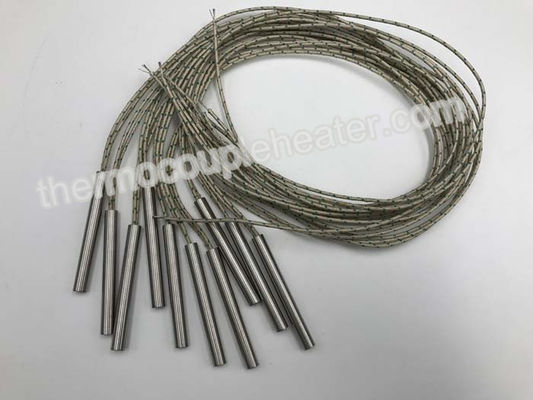 Патронные электрические нагревательные элементы диаметра 6.5мм электрические с внутренне соединенными руководствами стеклоткани