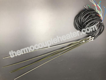 Китай Прямые горячие подогреватели катушки бегуна с типом термопарой и черным кабелем дж силикона поставщик
