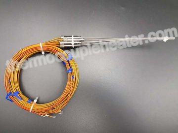Тип J Термопары RTD с проводами 24GA Kapton и переход металла