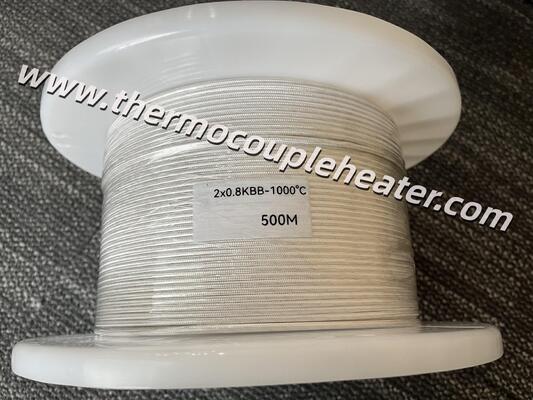 Reliable Precision Up To 1100°C: Type K Quartz Fiber Braided Thermocouple Cable