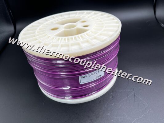 ANSI Type E Extension Grade Thermocouple Wire: 24AWG PFA Teflon/Teflon Insulation