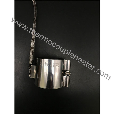 Stainless Steel Extruder Screw Barrel Mica Insulated Band Heater With Thermocouple