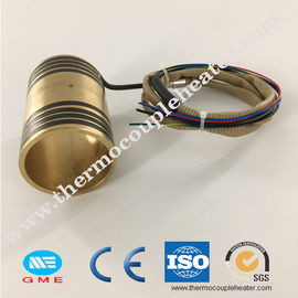 Hot - Runner Brass Pipe Heater Nozzle Heater Pressed With Coil Heater For Plastic Injection Molds