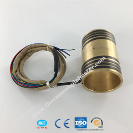 Hot - Runner Brass Pipe Heater Nozzle Heater Pressed With Coil Heater For Plastic Injection Molds