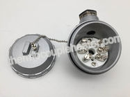 KNY / KNC Aluminum Thermocouple Rtd Connection Head Silver Color For Industrial