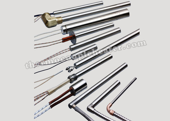 Промышленный высокий патронный электрический нагревательный элемент плотности ватта с внутренней термопарой