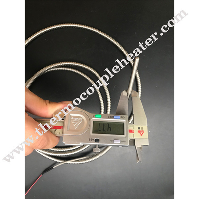 Нержавеющая сталь обшила тип тип термопару Dia 1.0mm 1.5mm 3.0mm 6.0mm зонда K/j/n