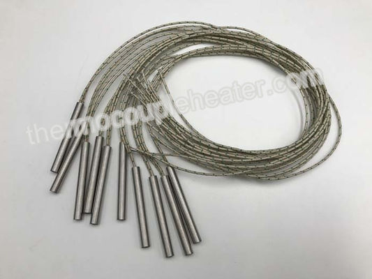 Патронные электрические нагревательные элементы диаметра 6.5мм электрические с внутренне соединенными руководствами стеклоткани