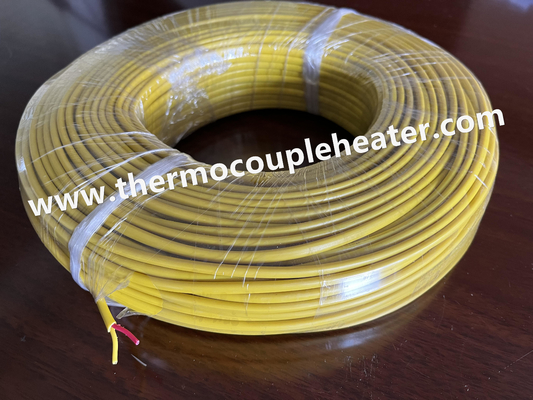 Кабель термопары тип K Двойная ПВХ изоляция 20AWG ANSI цвет
