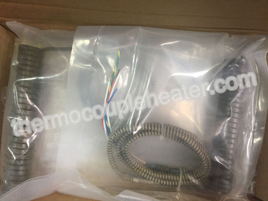 Подогреватели катушки/весны горячего бегуна электрические с силиконом исчезли руководства стеклоткани