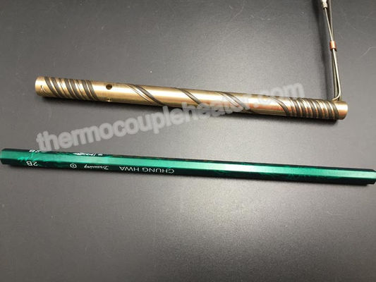 Подогреватель катушки сопла горячего бегуна ИД6.6мм ОД9.6мм мини латунный с длиной 155мм