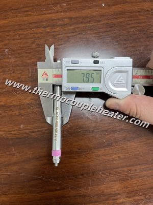 Жесткий короткий трубчатый нагреватель на заказ размер 8x73 мм из нержавеющей стали