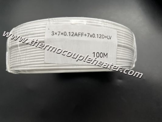 RTD PT100 Расширительный кабель из тефлона, изолированный щитом из фольги и проволокой отводки