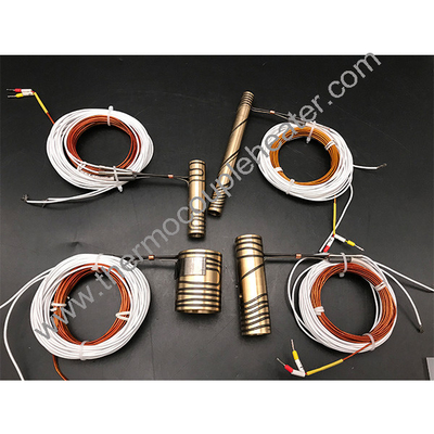 Прессованный в латуни катушка нагреватель для горячего нагревателя Система с термопарой