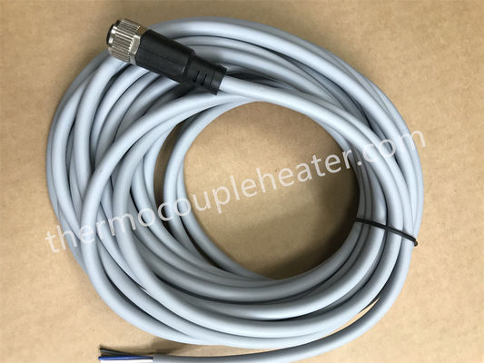 M12 Баррель 5-косая мужская осевая связь женская с соединительным кабелем