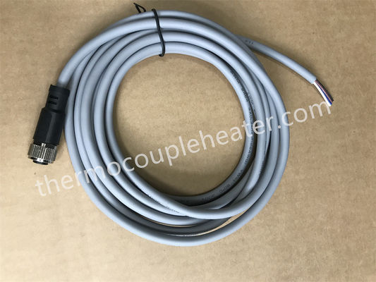 M12 Баррель 5-косая мужская осевая связь женская с соединительным кабелем