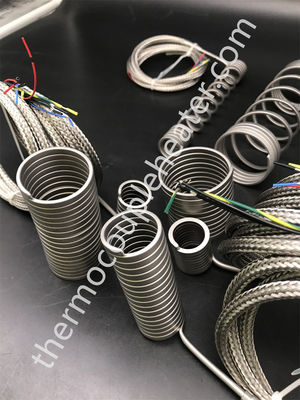 Машина для формования впрысками с соприкосновениями с пружинным отоплением