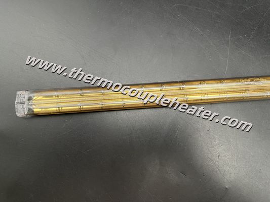 Устойчивый кварцевый IR-излучатель с золотым покрытием