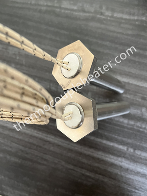 Высокоплотный стержневой нагреватель для воспламенителя пеллет 240 В 1000 Вт Электрический патронный нагреватель с обжатыми выводами