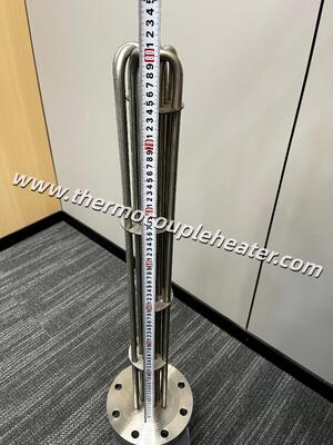 Фланцевый трубчатый нагреватель с соединительной коробкой для промышленного нагрева резервуаров и процессов