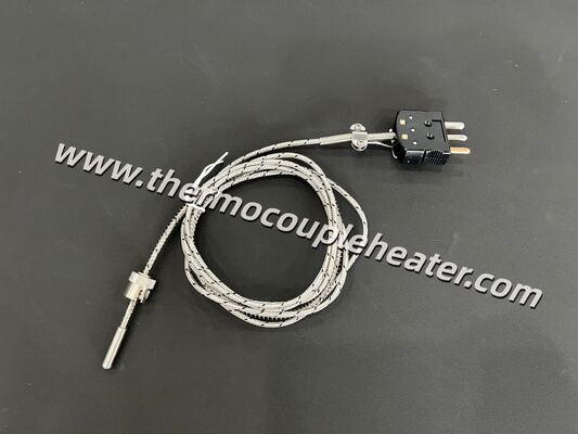 Spring-Loaded Bayonet Thermocouple With 3-Pin Connector (Custom Lengths)
