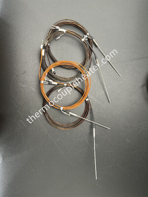 Thermocouple probe type J with Kapton leading cable