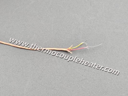 30AWG Type K Thermocouple Cable Special Limits ±1.1°C Double Fiberglass Insulated Cable