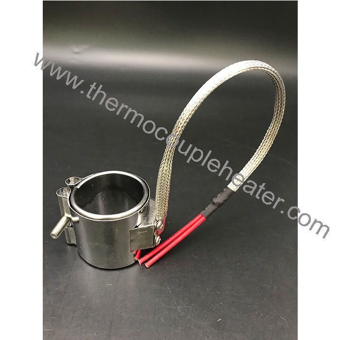 Stainless Steel Extruder Screw Barrel Mica Insulated Band Heater With Thermocouple