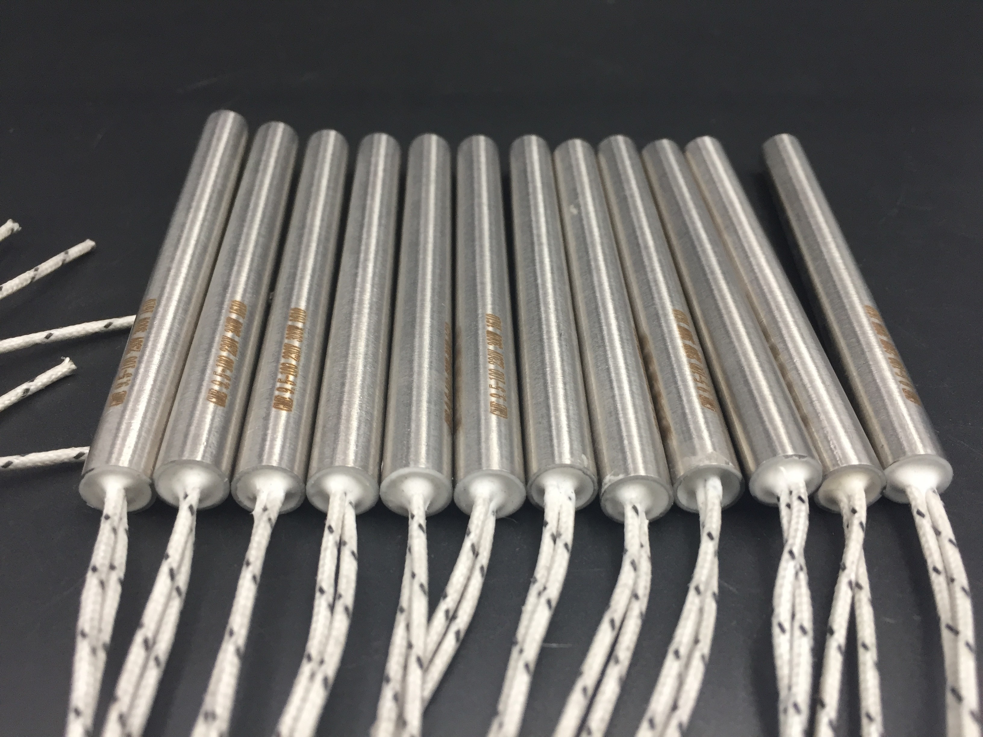 Industrial Immersion Cartridge Heater With Internal Thermocouple Swaged Leads