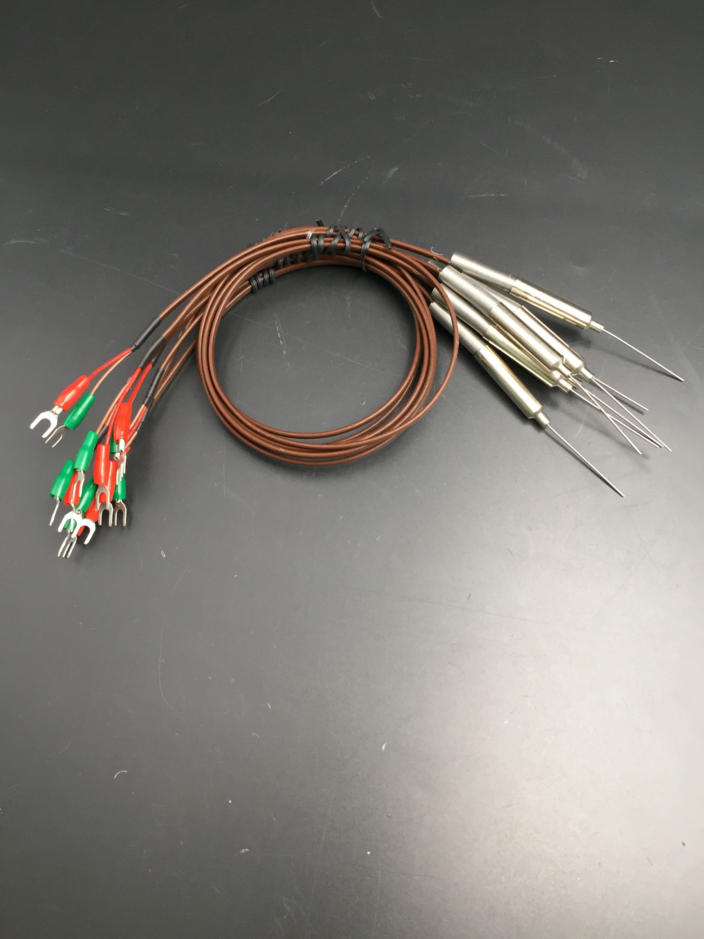 High Temperature Thermocouple Components 1MM Diameter Stainless Steel Probe
